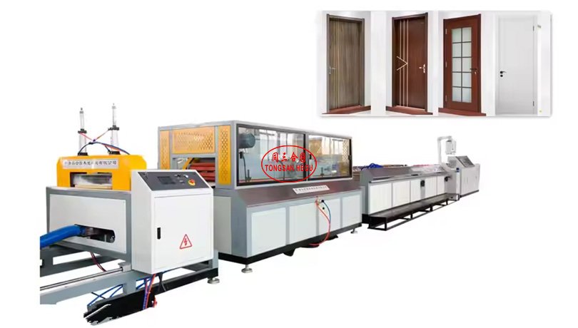 PVC WPC Wood Plastic Composite door production machine turnkey project manufacturer