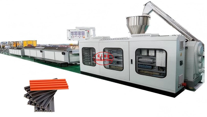 Plastic Lumber Composite Machinery WPC Wall Panels Wood Waste Recycled Plastic Decoration Cladding Board Extruder Machine