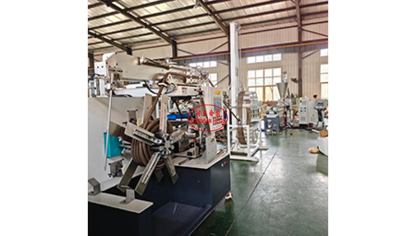 High Speed PVC Single Wall Corrugated Pipe Extrusion Line