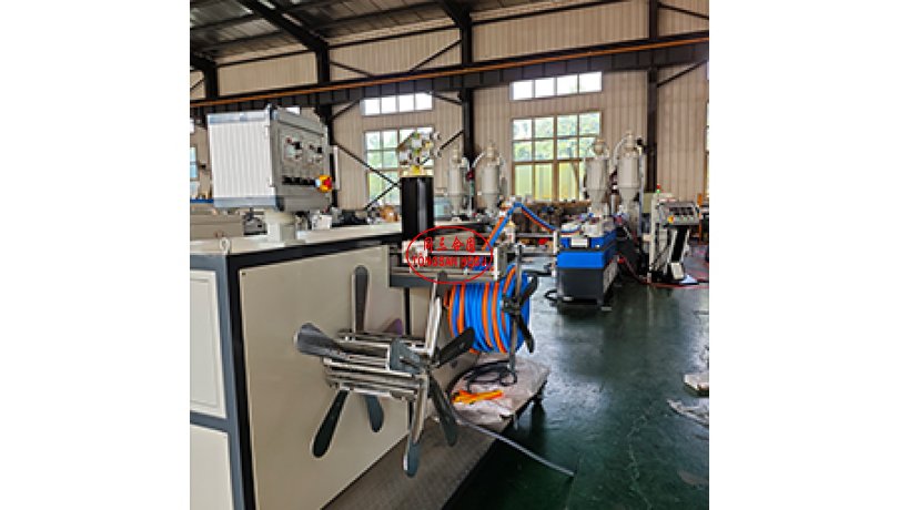 Double Cavity 12-50mm Single Wall Corrugated Pipe Extruder Plastic Bellow Making Machine