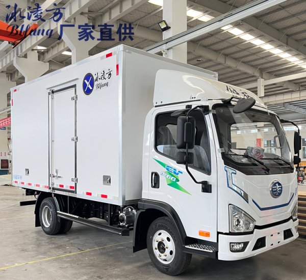 4X2 New energy electric refrigerated truck, cold chain transport vehicle