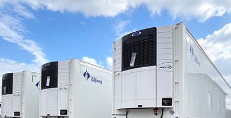 Customized semi-trailer refrigerated transport vehicles are exported to many countries and regions