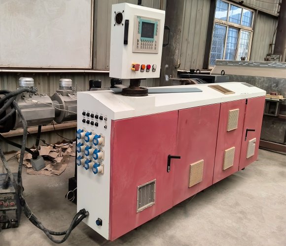 خط إنتاج أنابيب HDPE مستعملة بطبقة واحدة 20-110 مم