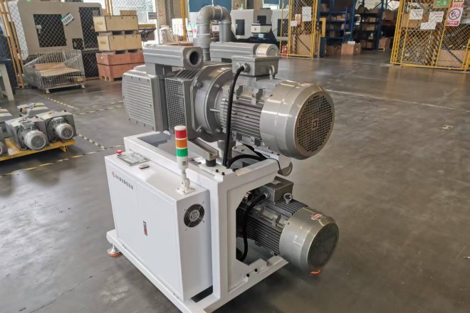Golden Bridge Delivers Another Proven Dual KVF250 Vacuum System to the US Woodworking Market