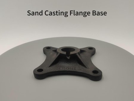 Base de flange de fundição em areia