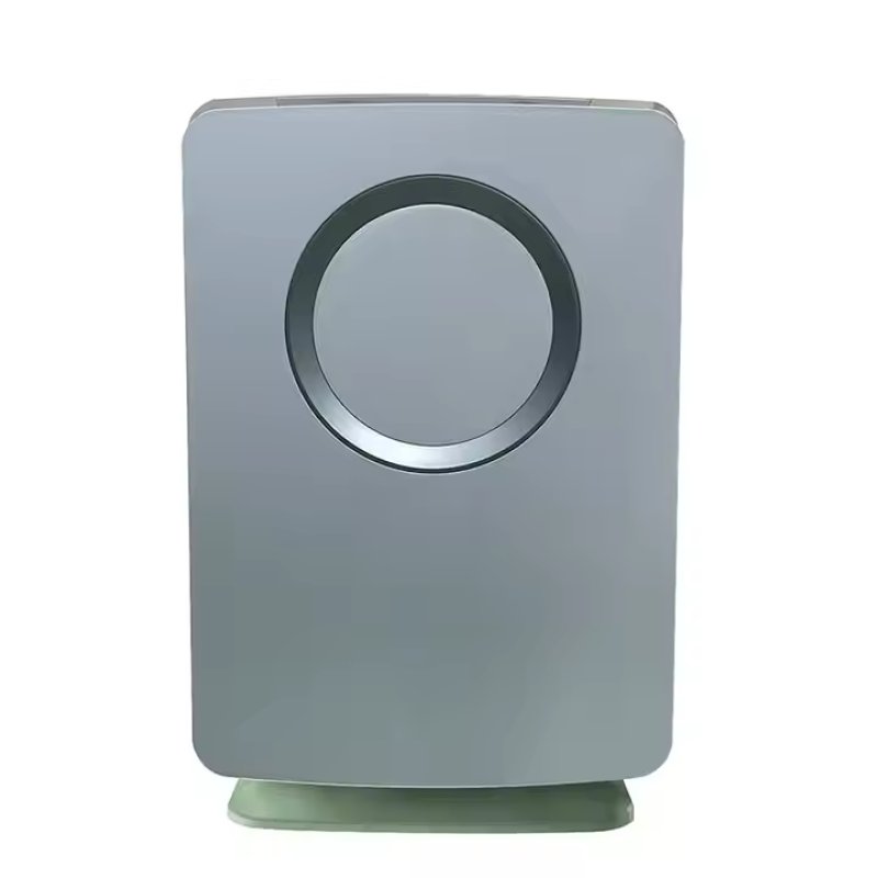 Small air cleaner with composite filter for household use