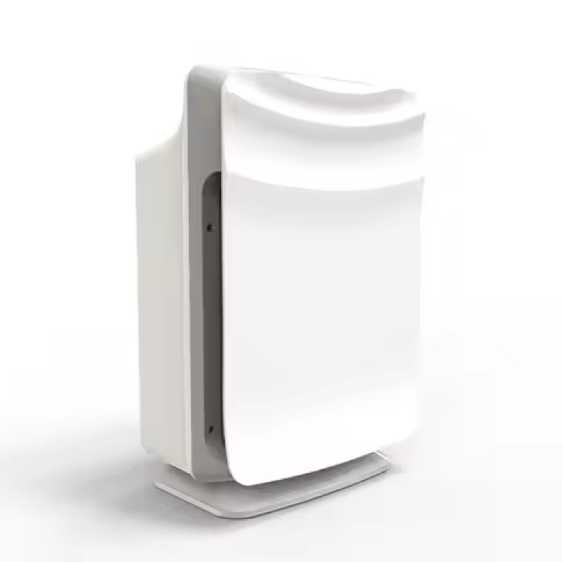 Silent negative ion air cleaner for bedrooms