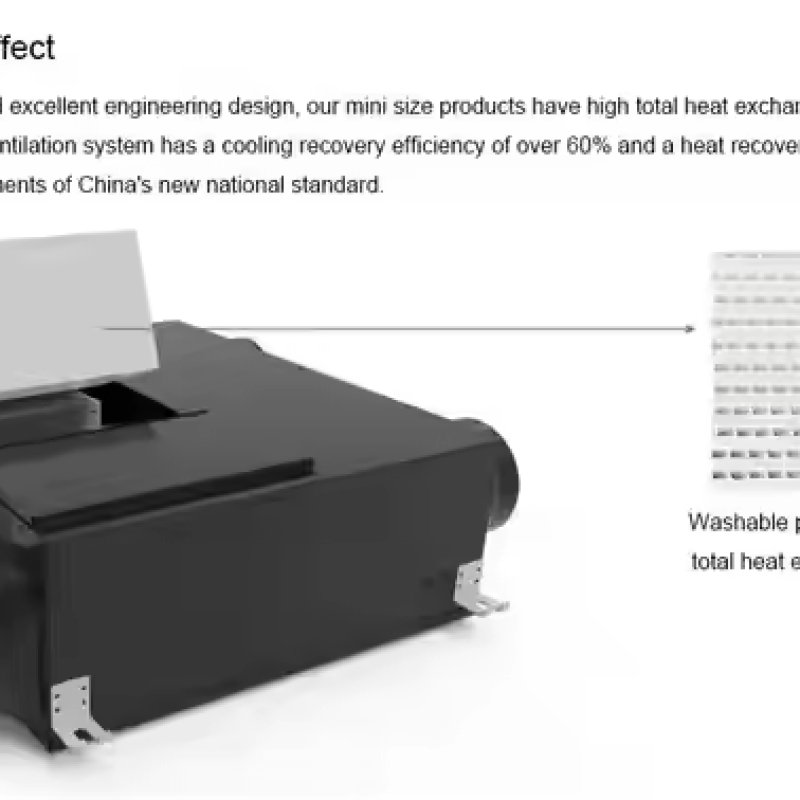 Total Air Exchange System for Home Ventilation