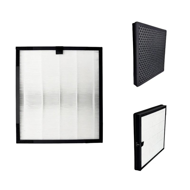 dual-layer activated carbon filter sheet