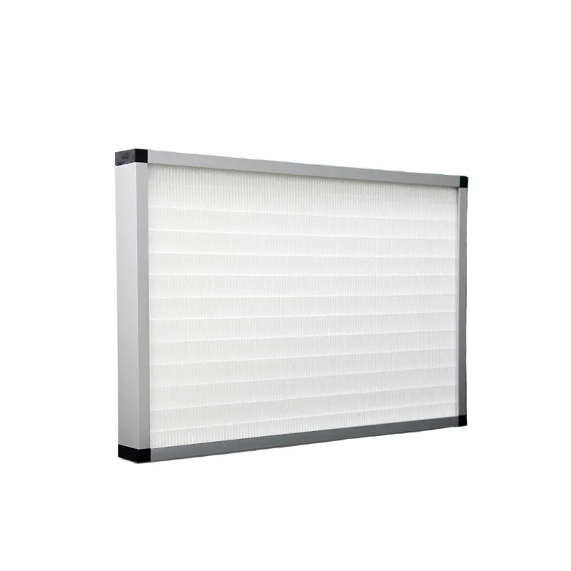 activated carbon mesh filter with metal frame