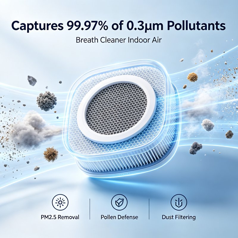 PM2.5 formaldehyde smoke removal filter