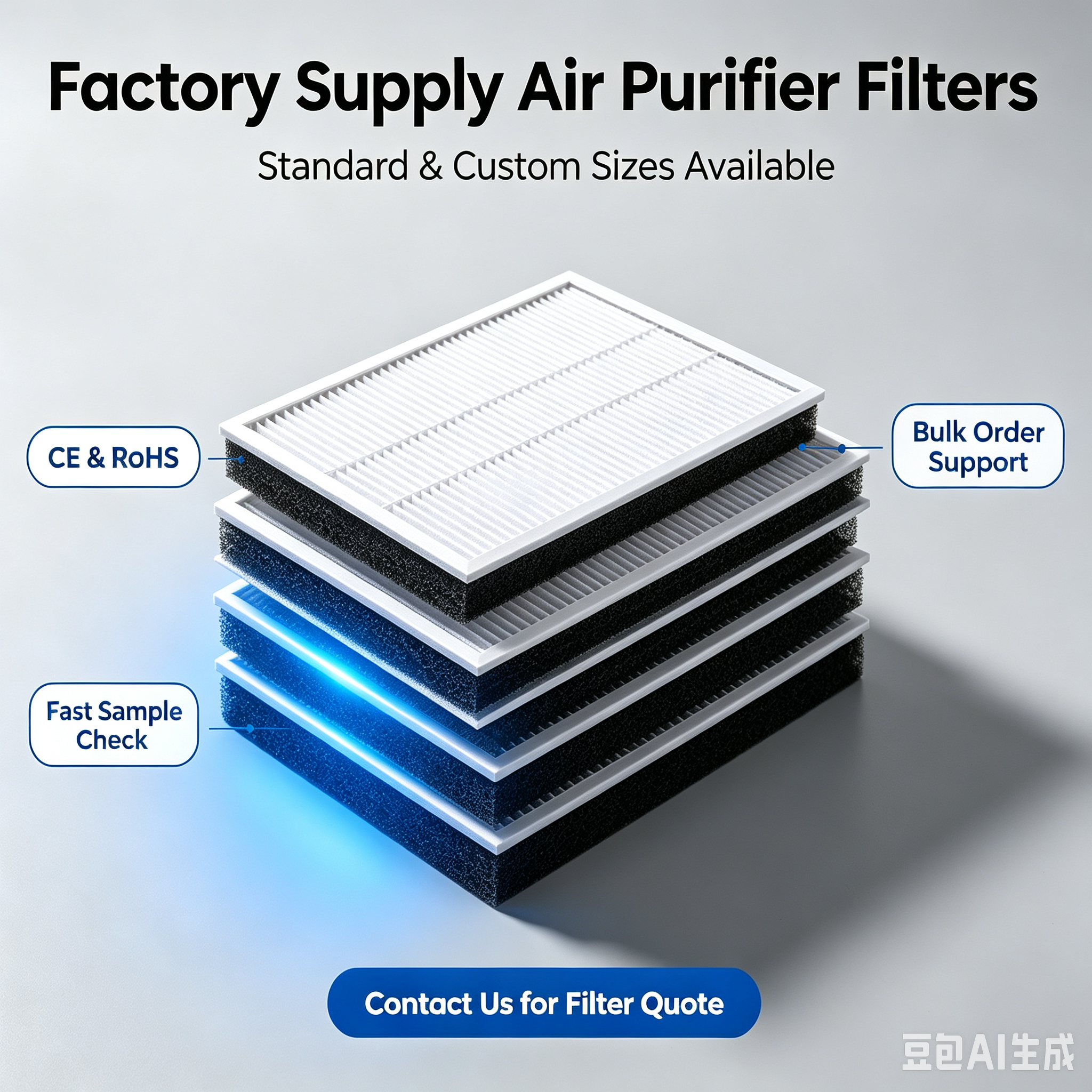Bulk order custom filter screen