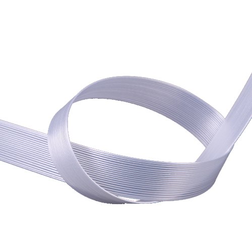 Flat flow silk fiber belt