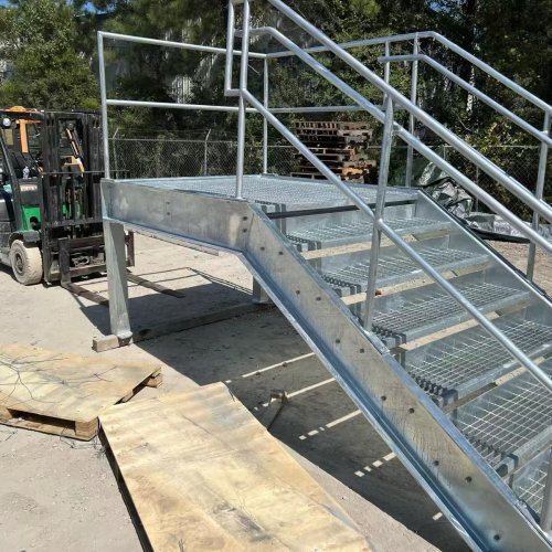 Steel stair
