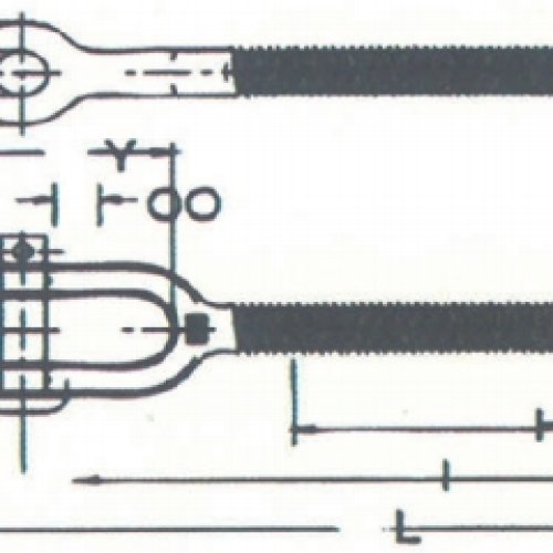 US Type HG-4037 Jaw End Fitting
