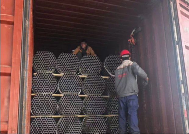 WINCO-produced steel pipes are once again being exported to Korea.