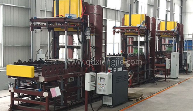 1250*1250 solid tire vulcanizer equipment test