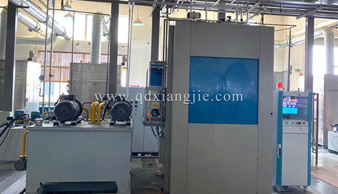 Qingdao Xiangjie successfully signed a hydraulic press dedicated to the production of aircraft engine parts