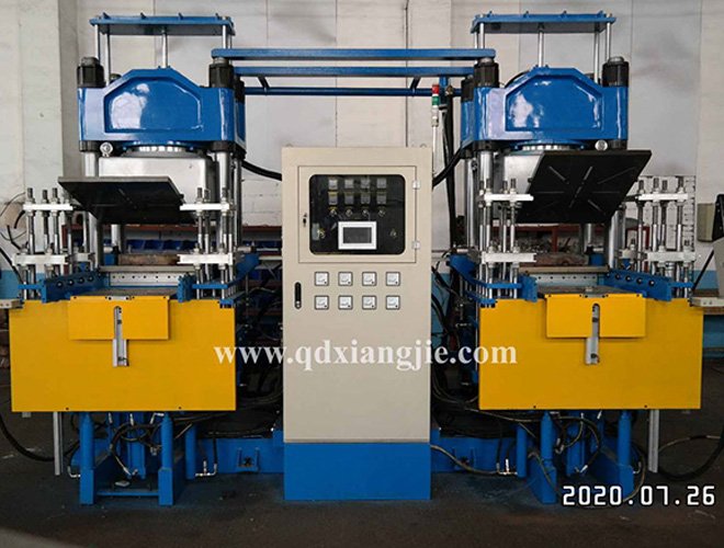 Duplex vacuum plate vulcanizer