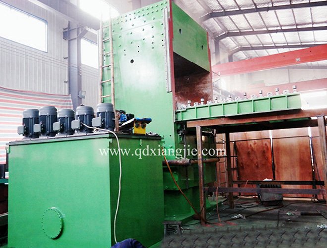 Special vulcanizer for bridge bearing seismic isolation equipment