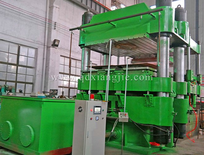 2500x2500-2500 ton bridge support vulcanizing machine in Korea