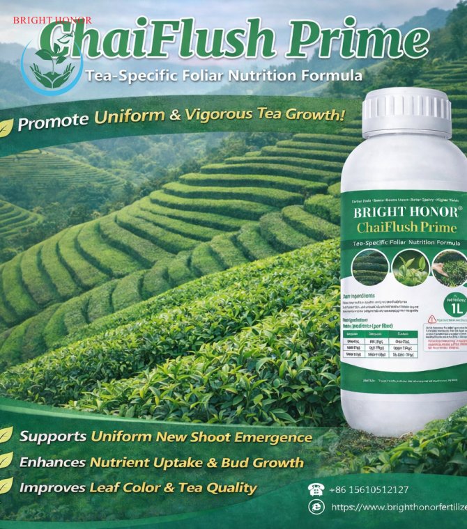 BRIGHT HONOR® ChaiFlush Prime – Tea-Specific Shoot Flushing & Quality Formula