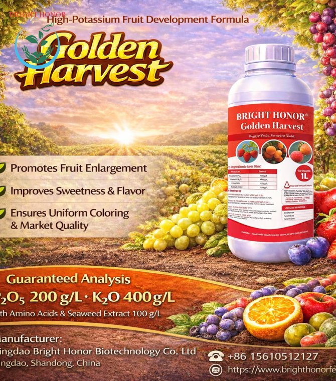 BRIGHT HONOR® Golden Harvest – High-Potassium Fruit Development Formula