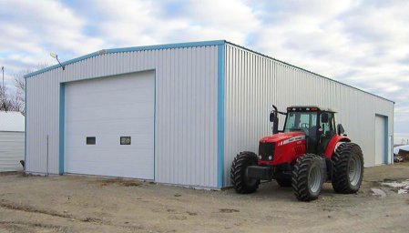 STEEL BARN BUILDING
