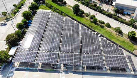 STEEL STRUCTURE PARKING LOT