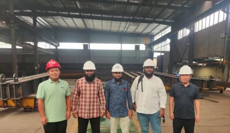 Maldivian Clients Visit Shandong Zhuopin steel bridge co.,ltd, Strengthening International Cooperation