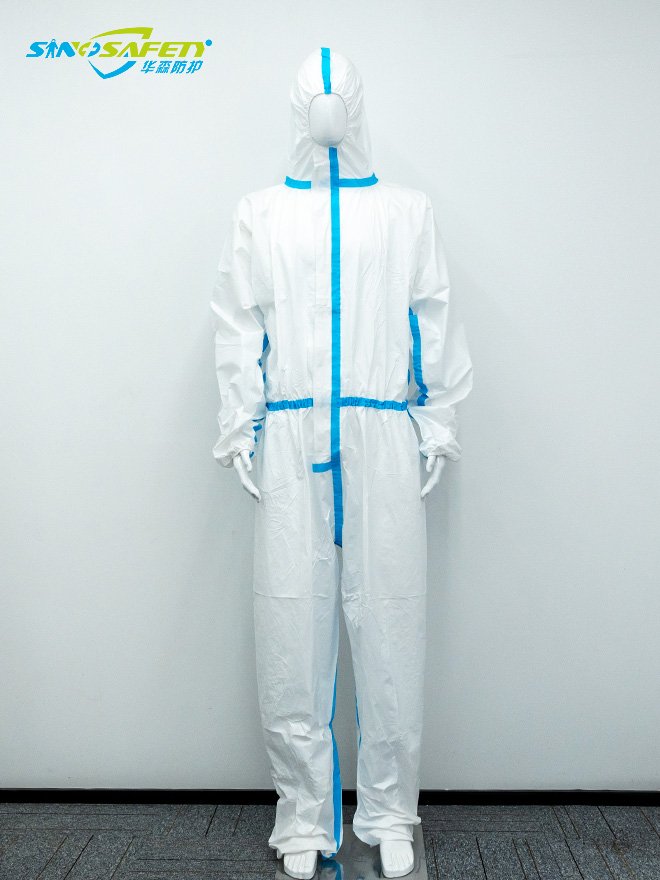 Microporous Taped Coverall TYPE4 Coverall