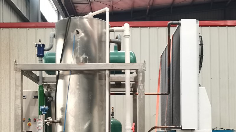 10T Ari cooling tube ice machine delivery test