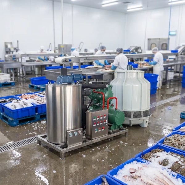 Haiyue 1Ton 2Tons 3T 5T Sea Water Flake Ice Machine
