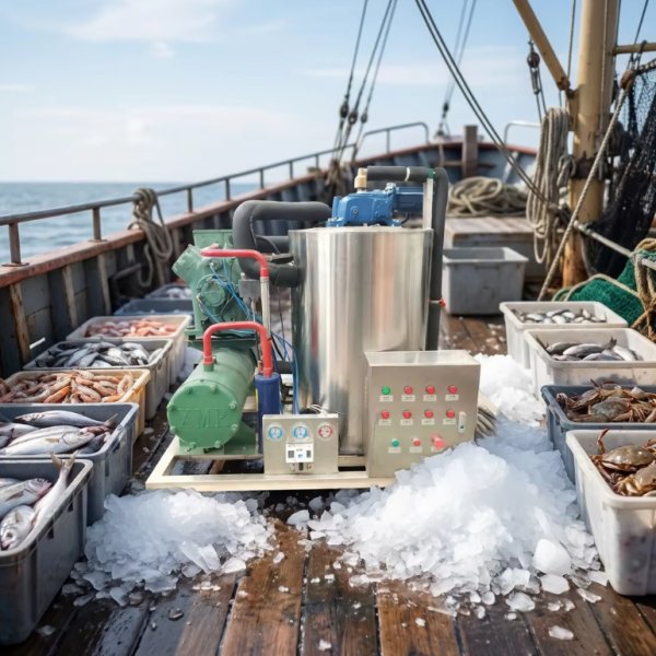 New Technology Haiyue 1Ton-5 Tons Sea Water Flake Ice Machine
