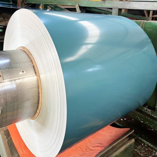 Colored aluminum coil