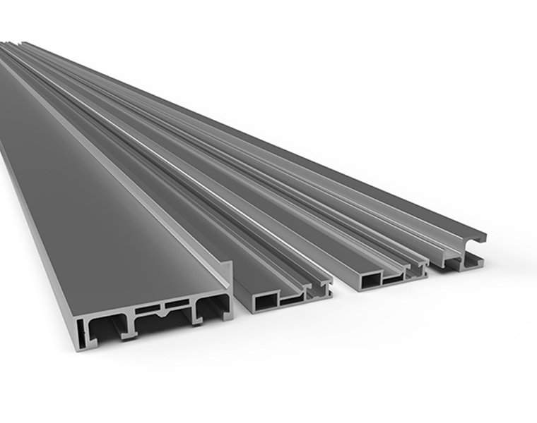 Profilés de garde-robe en aluminium