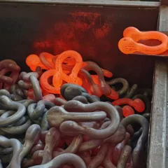 Newly forged shackles