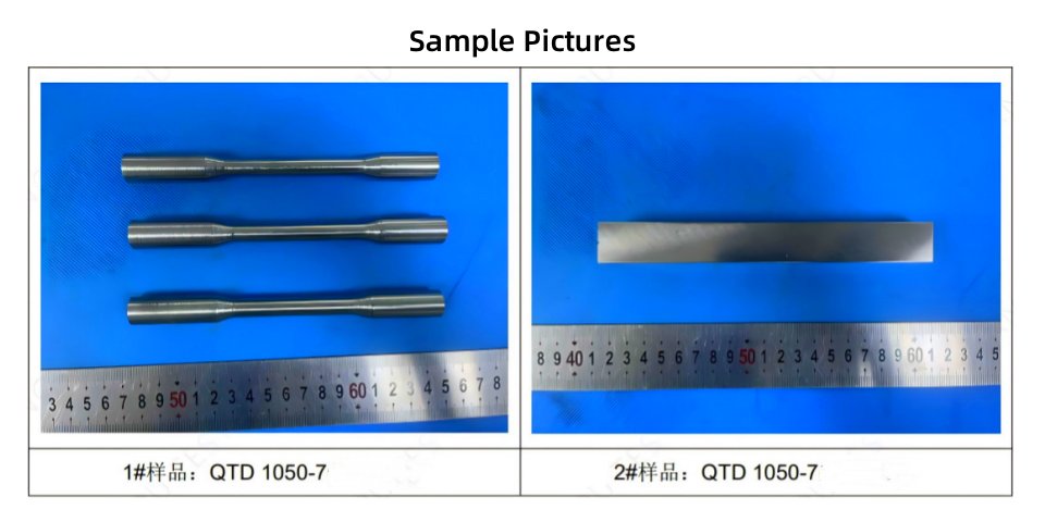 Low-Temperature Experiment Sample Pictures