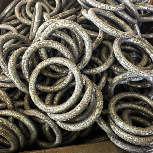 Forging Mooring Ring after heat treatment