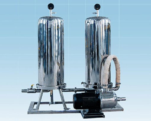 Double stage filter machine