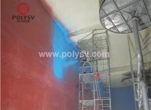 Why do your polyurea often crack when spray on the foam? 