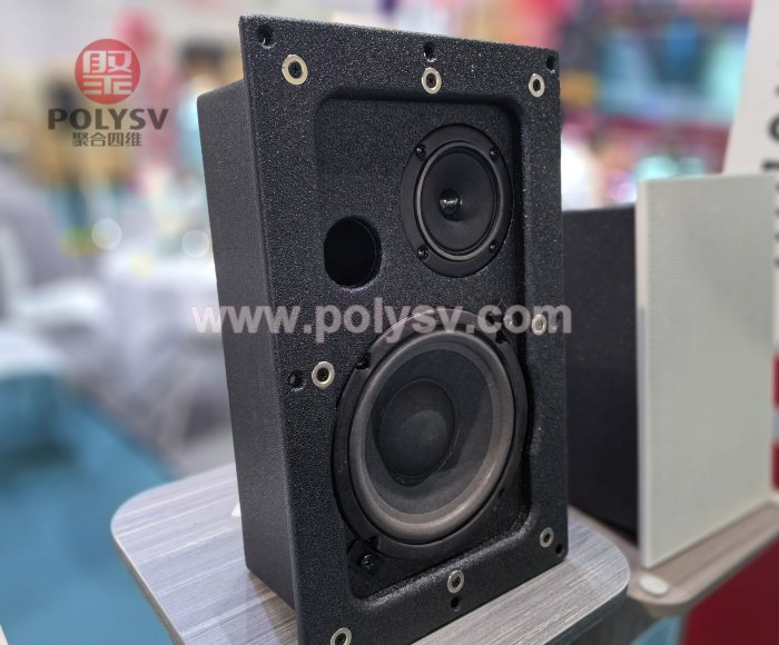 High Performance Wood Loudspeaker Box Hot Spray Polyurea