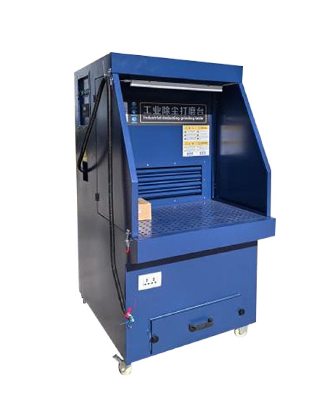 Industrial dust removal and polishing table