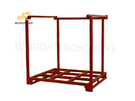 Heavy-duty stackable rack for pallets