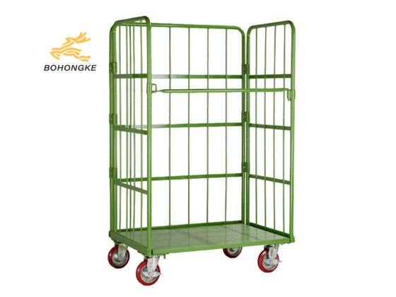 foldable general roll cage for space-saving storage