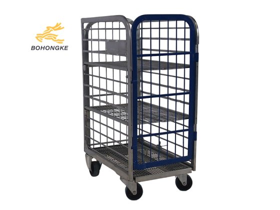 Dairy trolley with ergonomic handle