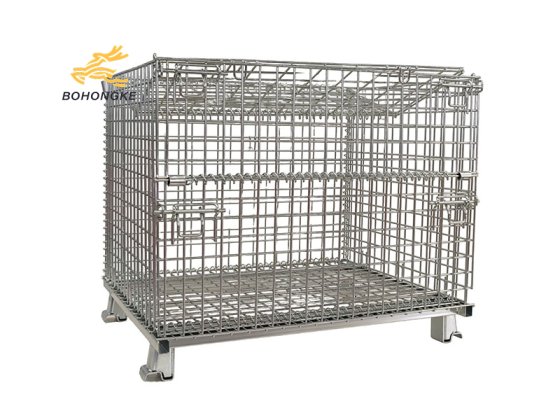galvanized heavy-duty wire security enclosure