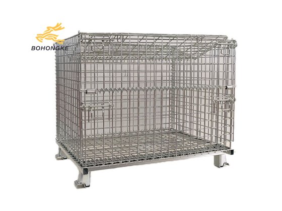 foldable wire cage with top cover