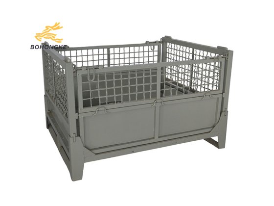 Steel warehouse turnover bin