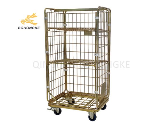 Logistics 3-Sided Roll Cage Trolley Features